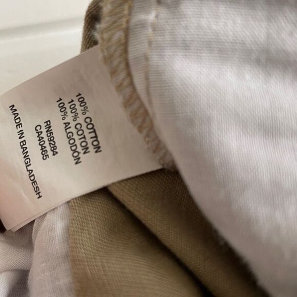 The Children’s Place Khaki Flat Front Chino Pants Size 6 Husky - Picture 11 of 12